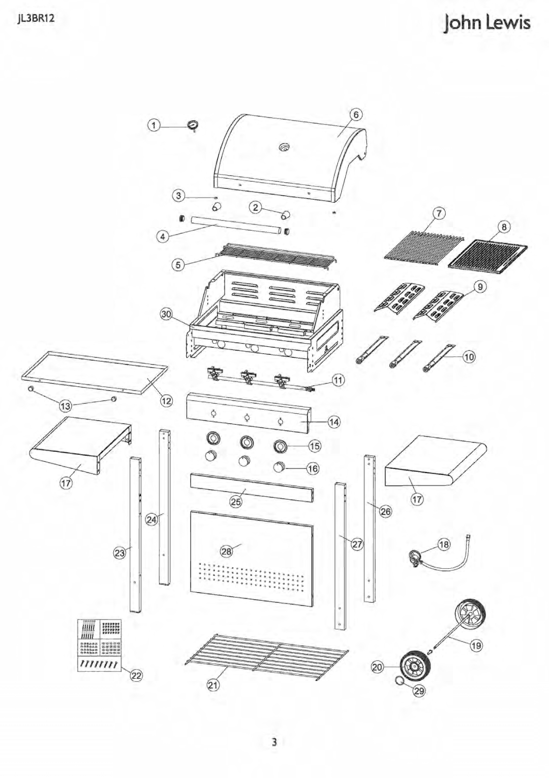 John Lewis JL3BR12 manual 