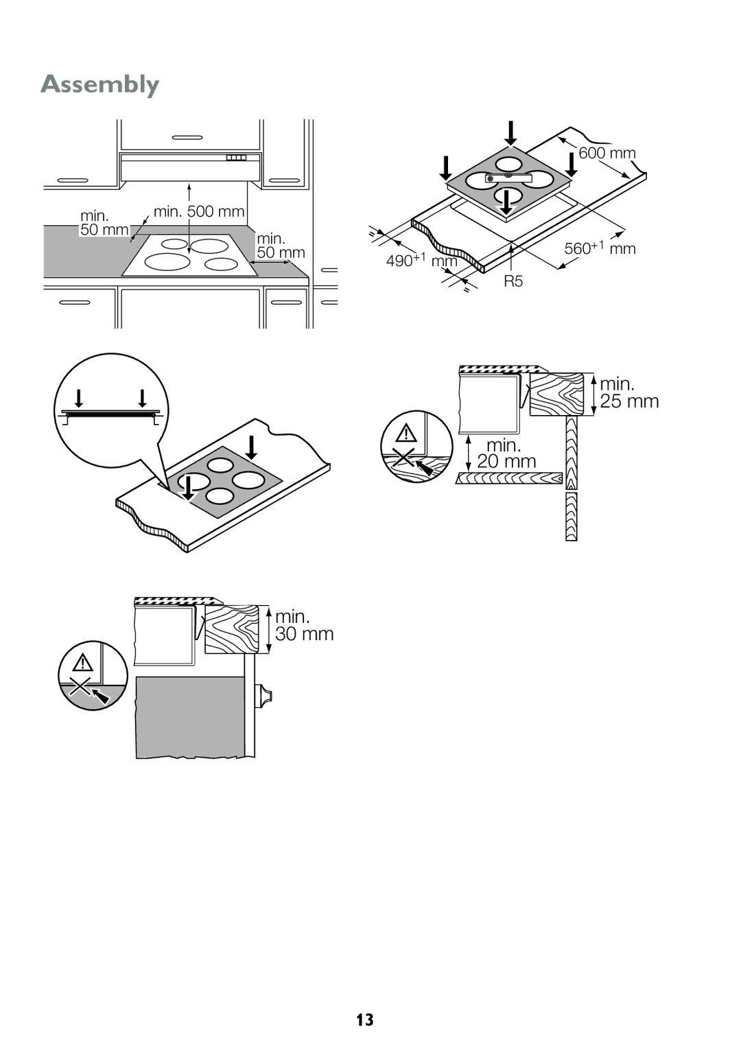 John Lewis JLBICH605 instruction manual Assembly 