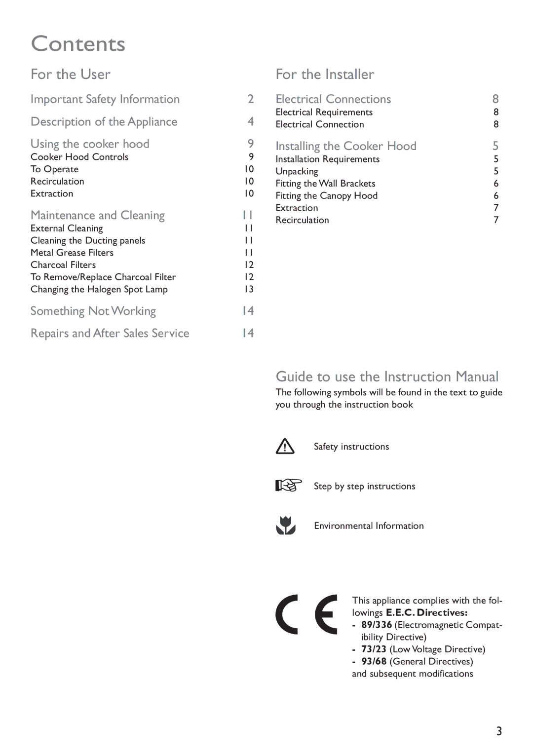 John Lewis JLBIHD908 instruction manual Contents 