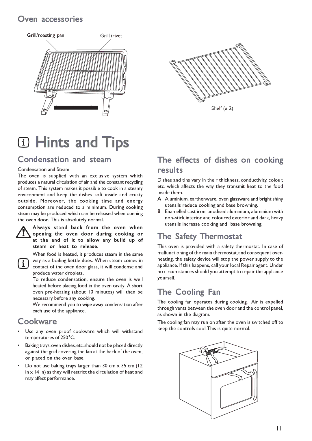 John Lewis JLBIOS603 instruction manual Hints and Tips 