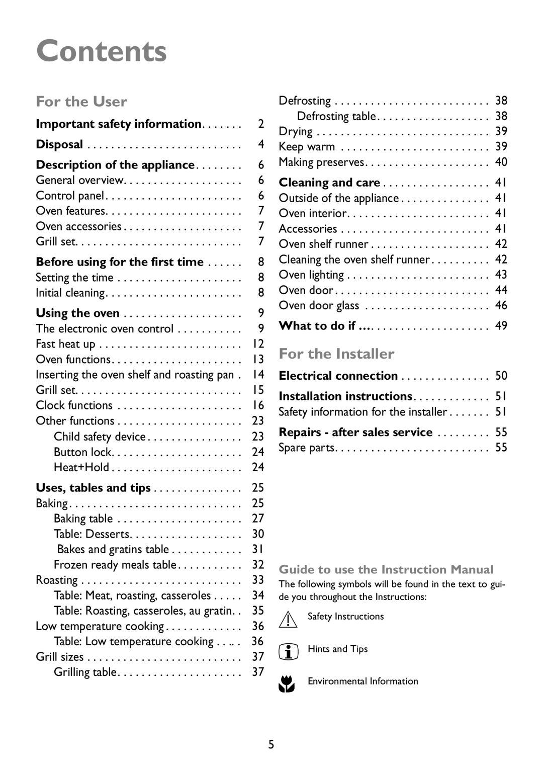 John Lewis JLBIOS608 manual Contents 