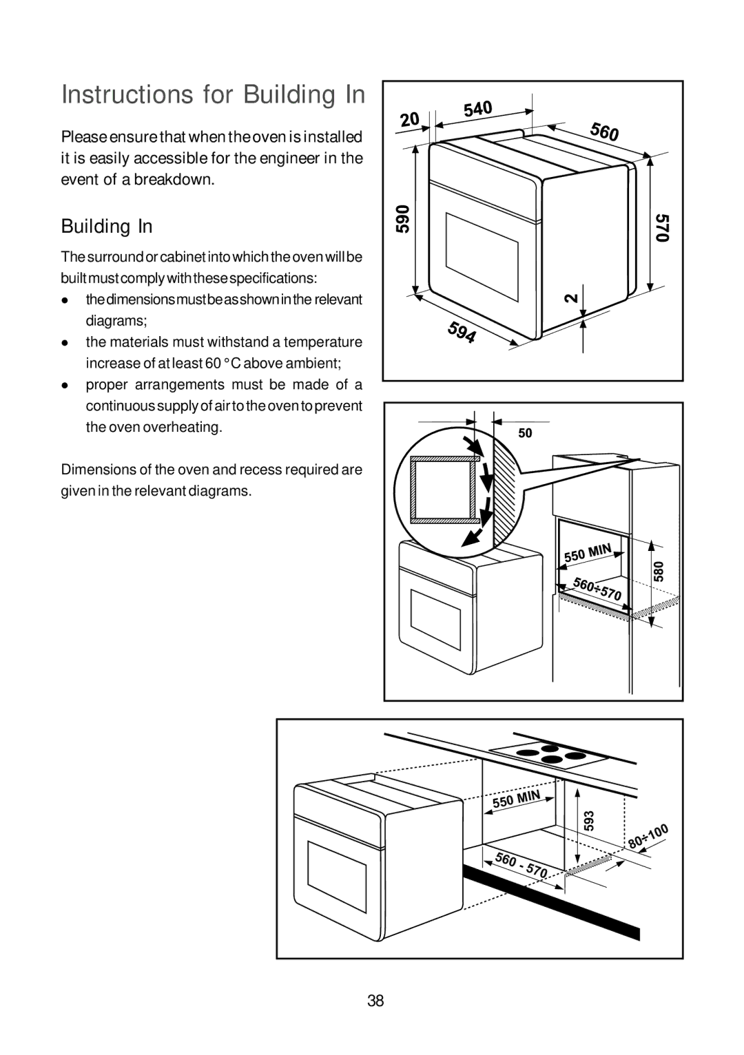 John Lewis JLBIOS664 instruction manual Instructions for Building 