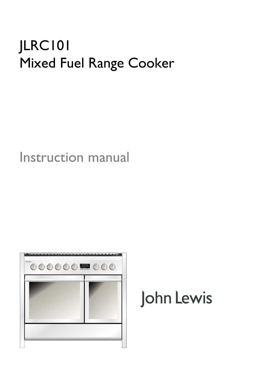 John Lewis JLRC101 instruction manual 