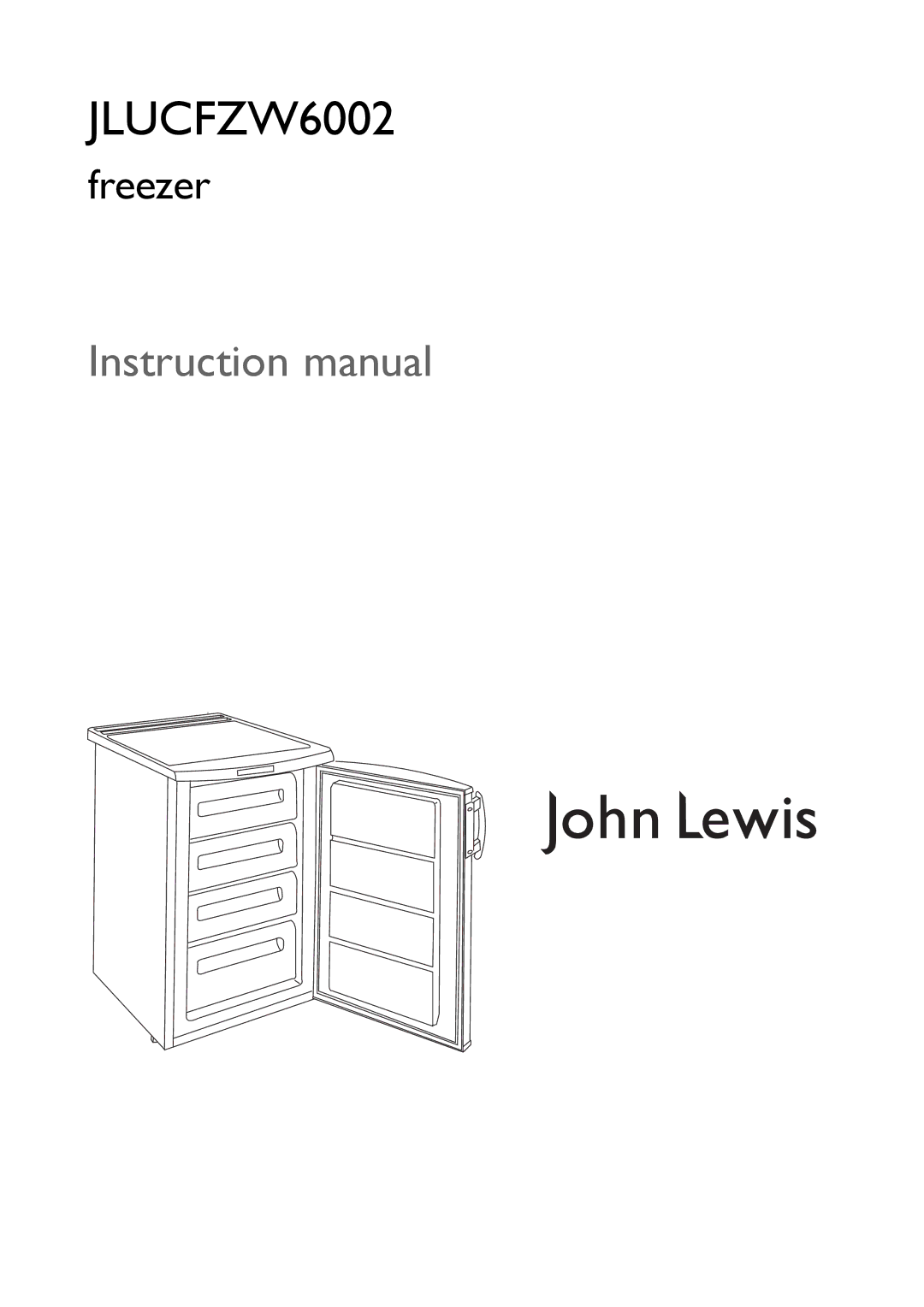 John Lewis JLUCFZW6002 instruction manual 