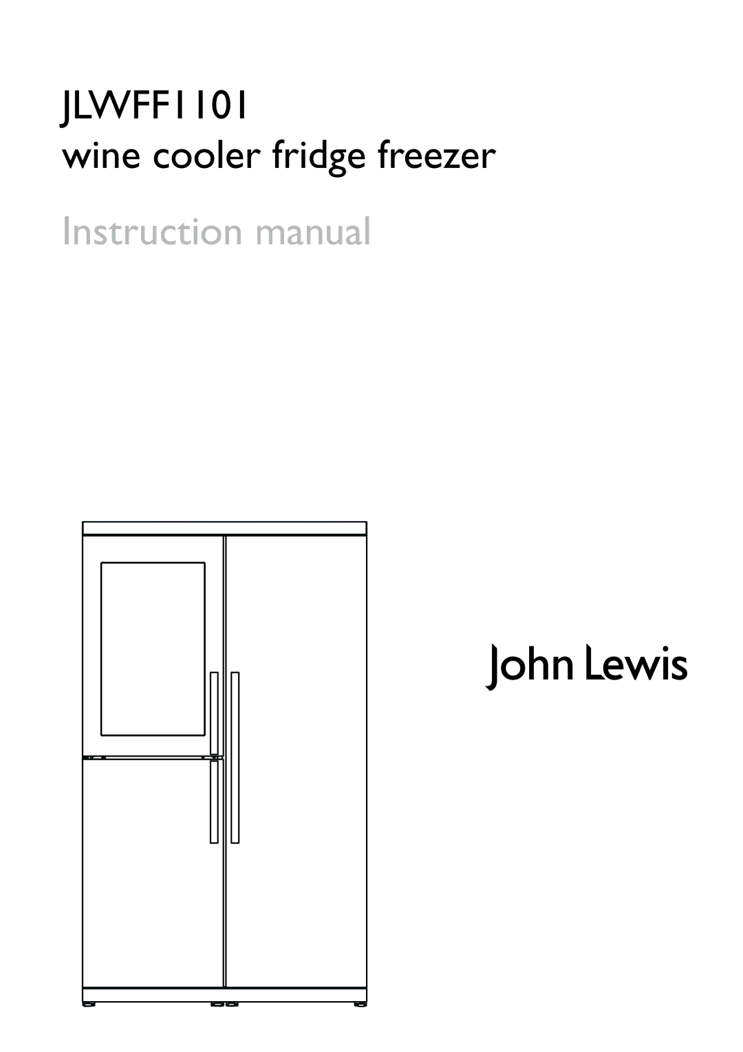 John Lewis JLWFF1101 instruction manual 