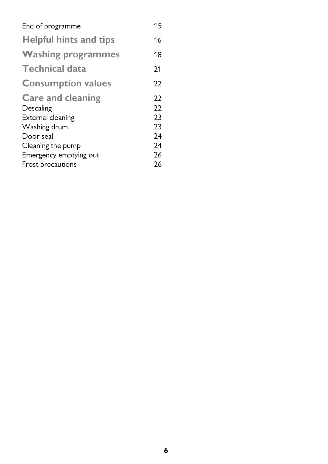 John Lewis JLWM 1404 instruction manual End of programme 