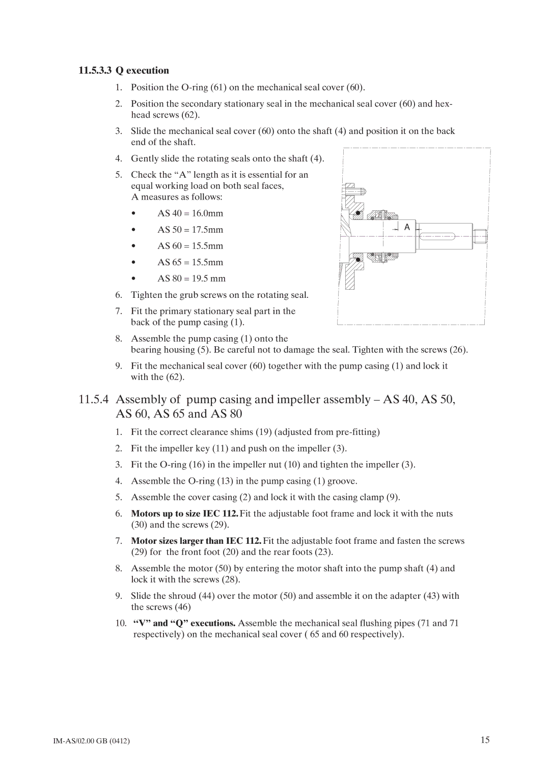 Johnson Controls AS instruction manual Execution 