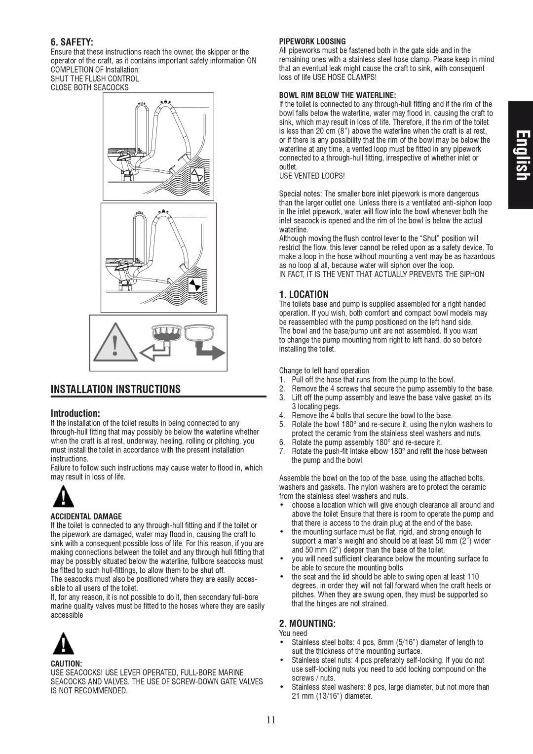 Johnson Hardware IB-412 R01 instruction manual Installation Instructions, Safety, Introduction, Location, Mounting 