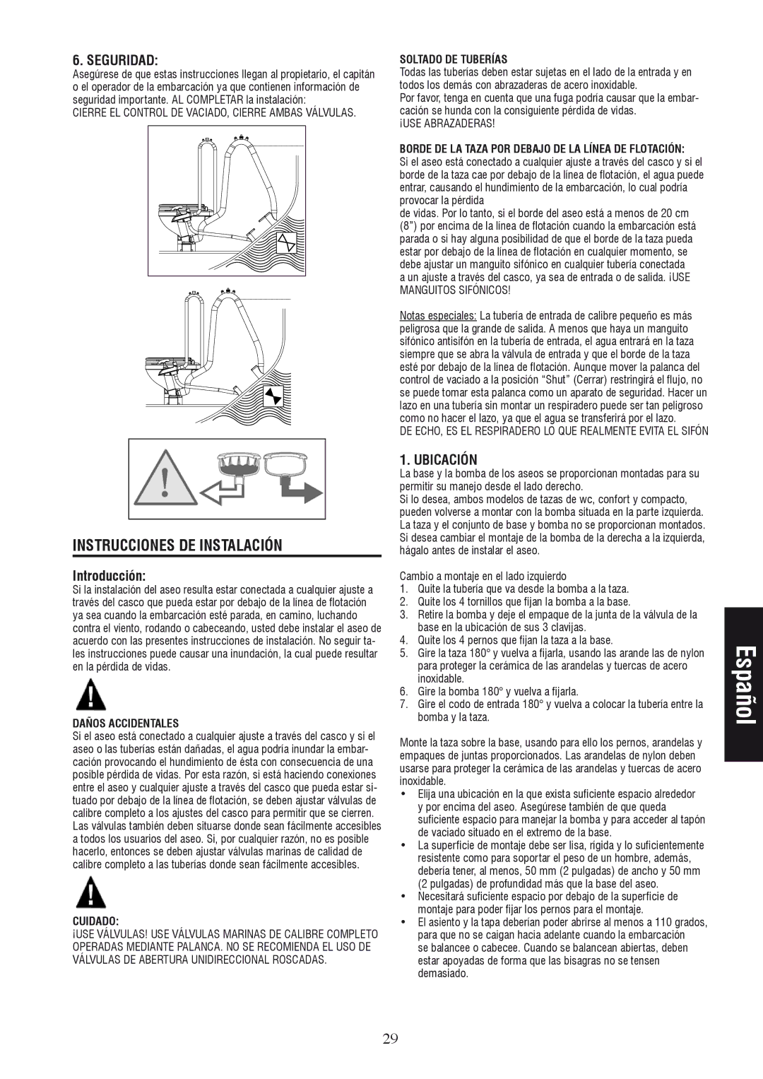 Johnson Hardware IB-412 R01 instruction manual Instrucciones DE Instalación, Seguridad, Introducción, Ubicación 