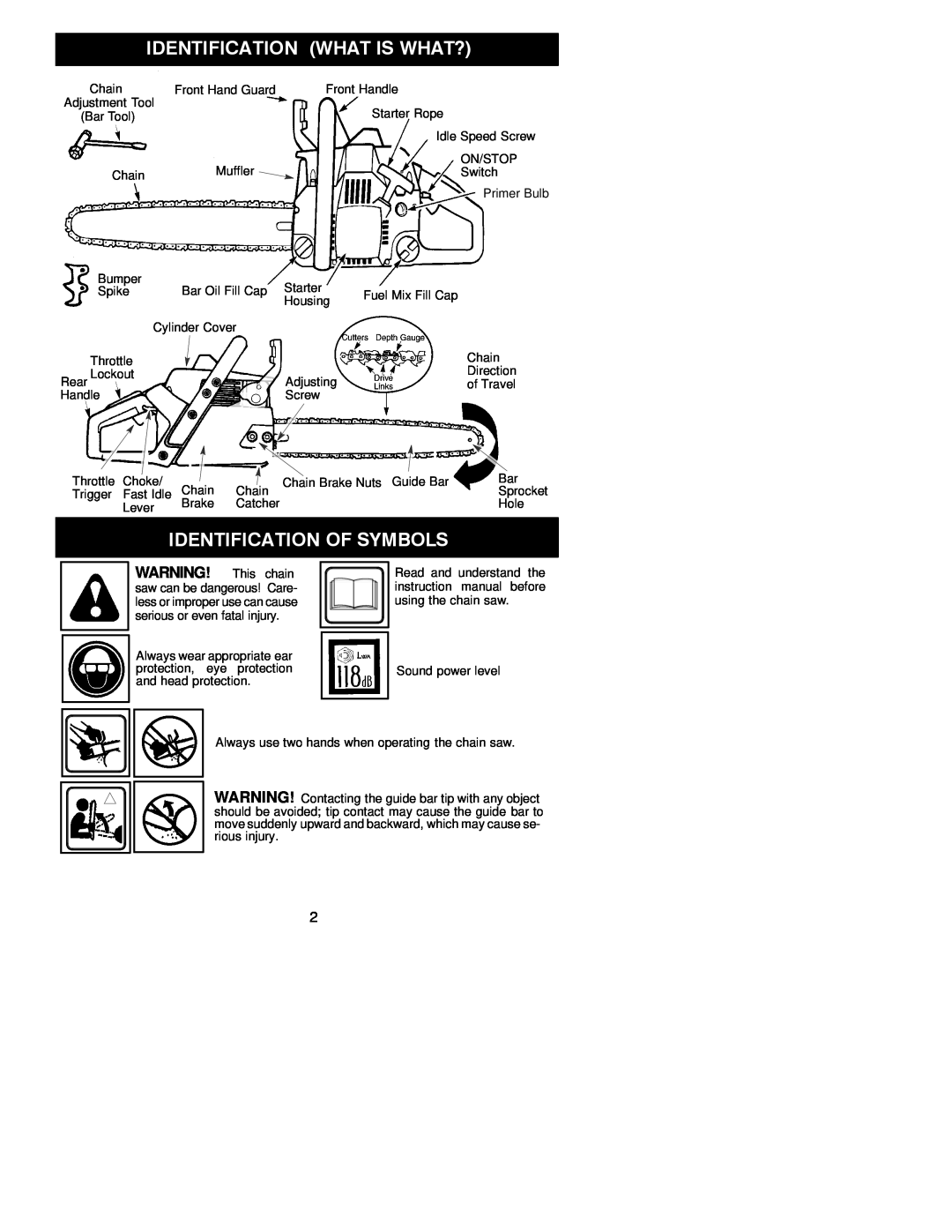 Jonsered CS 2137 instruction manual Bar Tool 