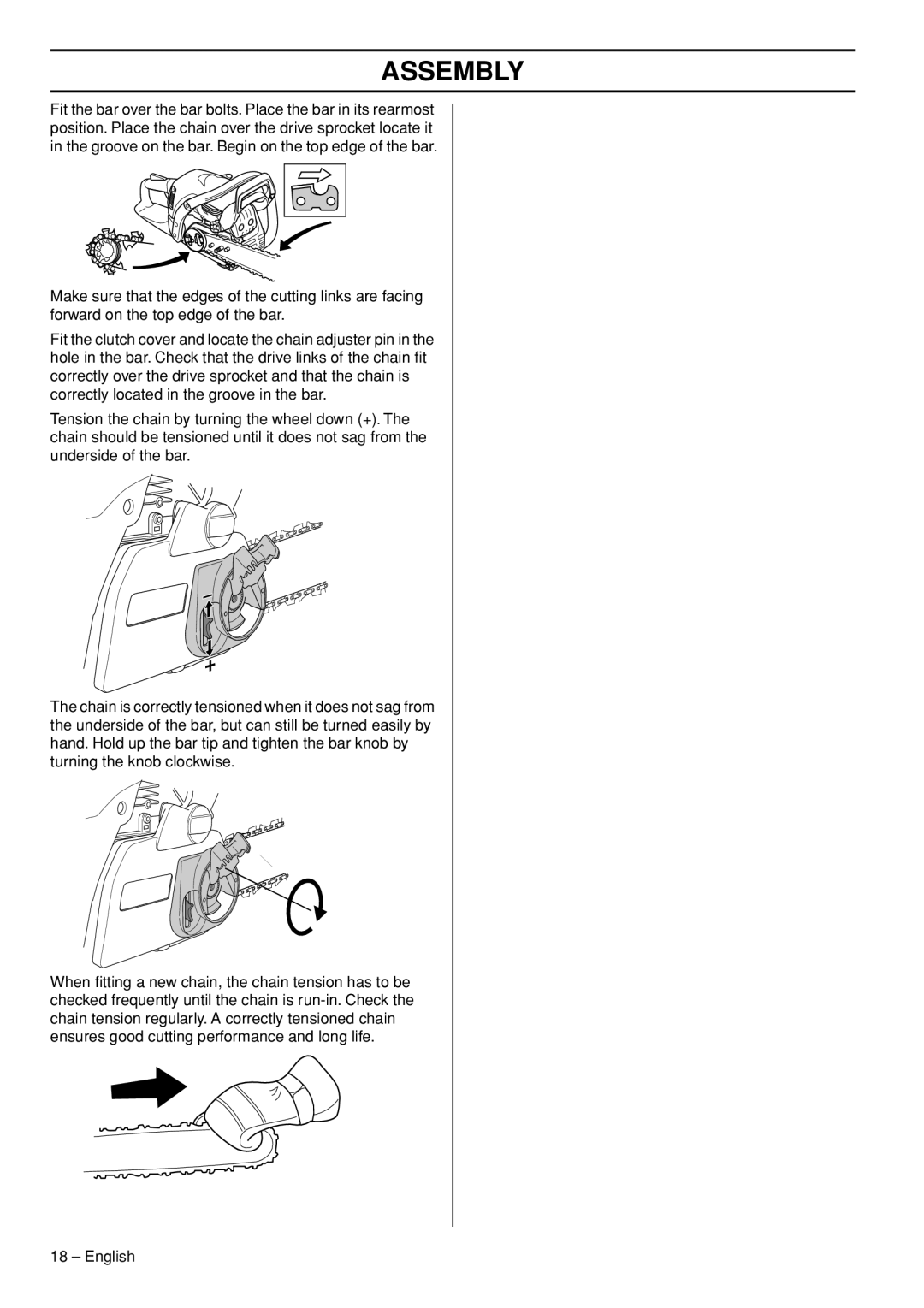 Jonsered CS 2245S, CS 2250S manual Assembly 