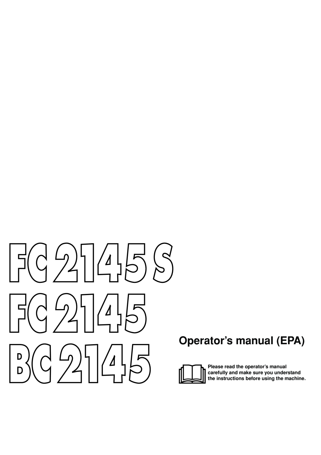 Jonsered FC 2145S manual Operator’s manual EPA 