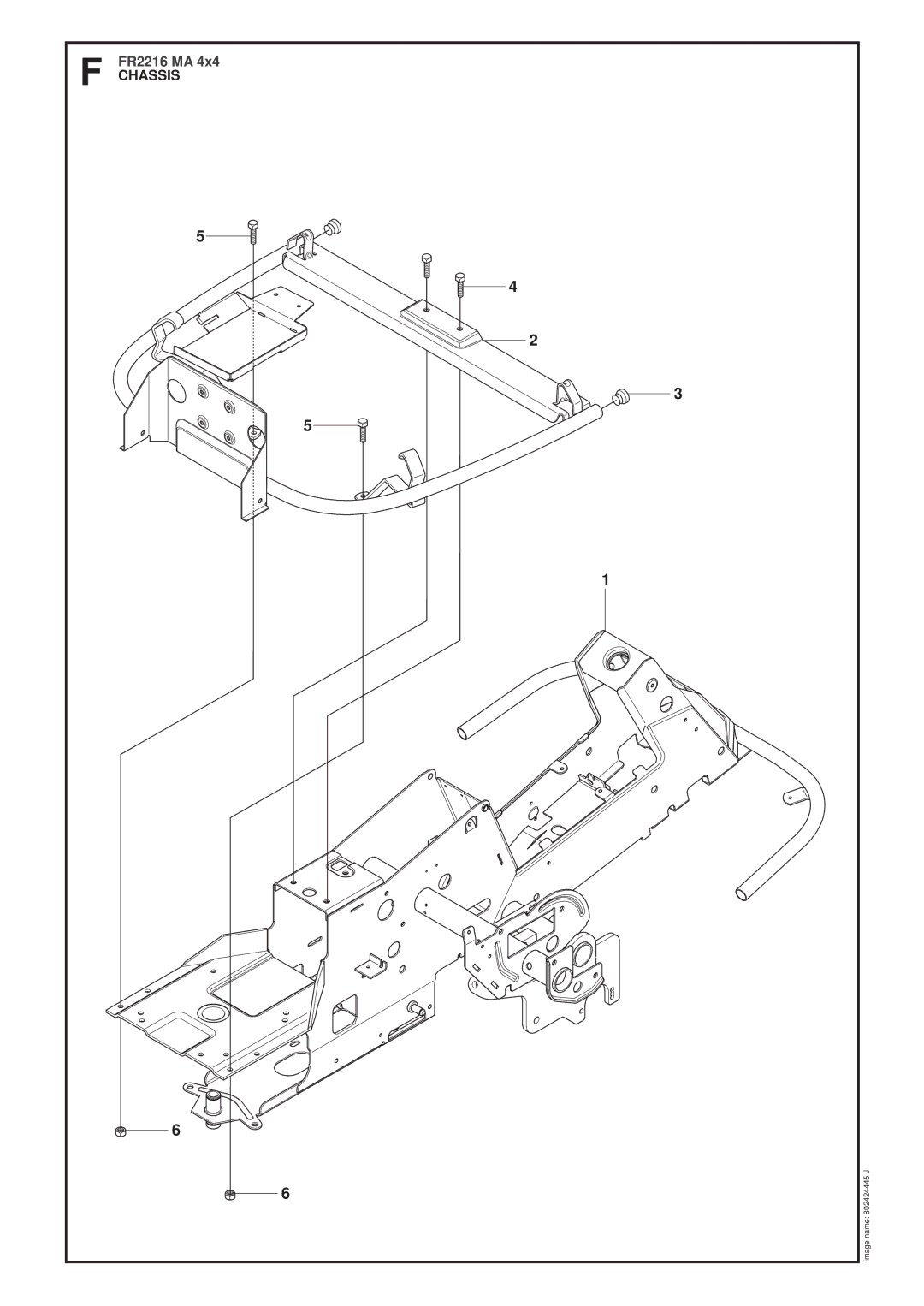 Jonsered FR2216 MA 4X4 manual Chassis 