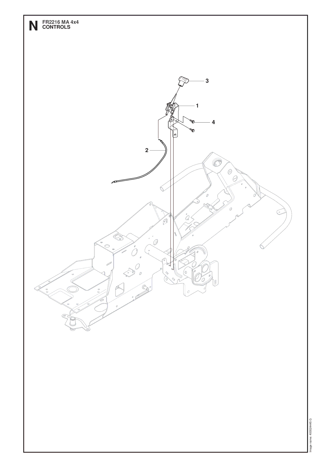 Jonsered FR2216 MA 4X4 manual Controls 