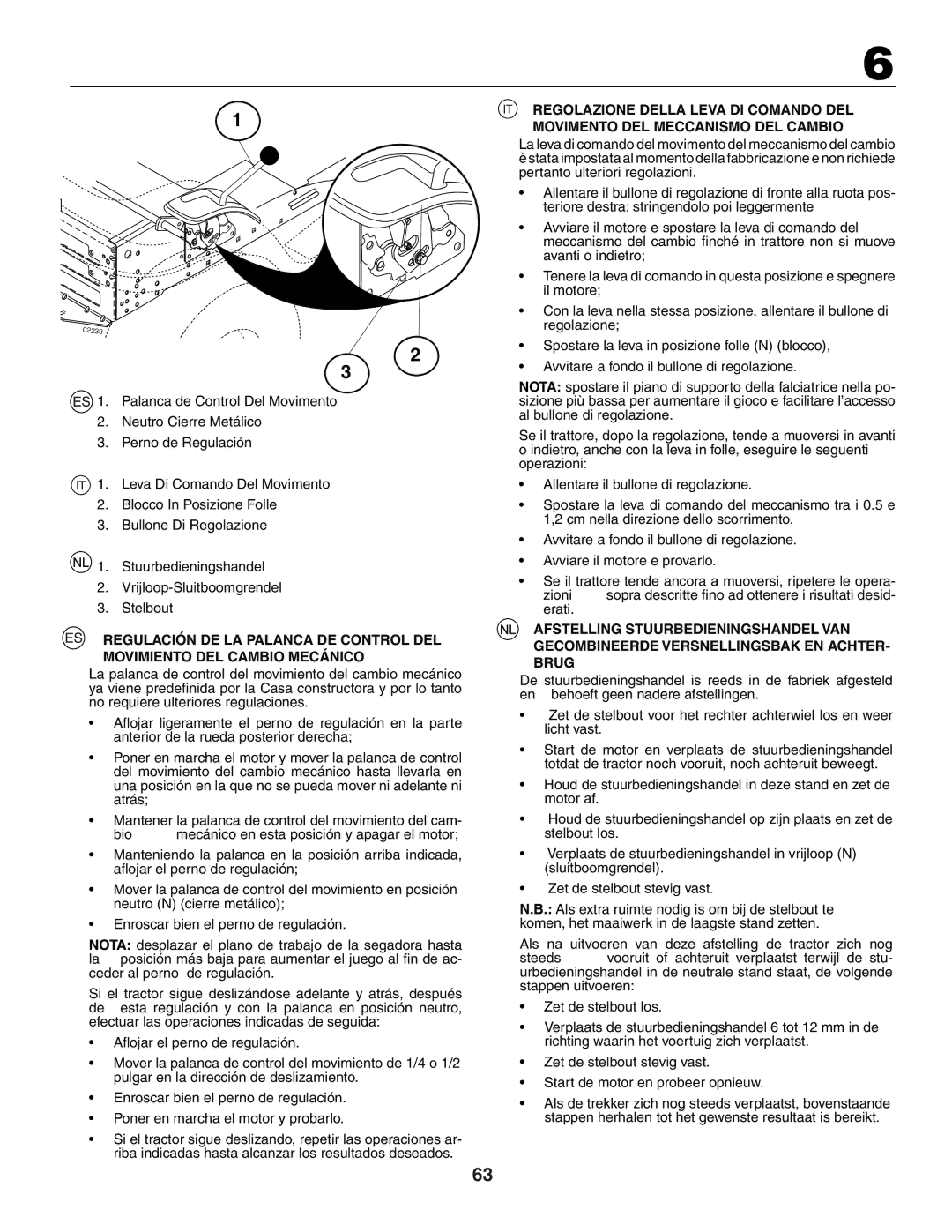 Jonsered LT2117A instruction manual Erati 