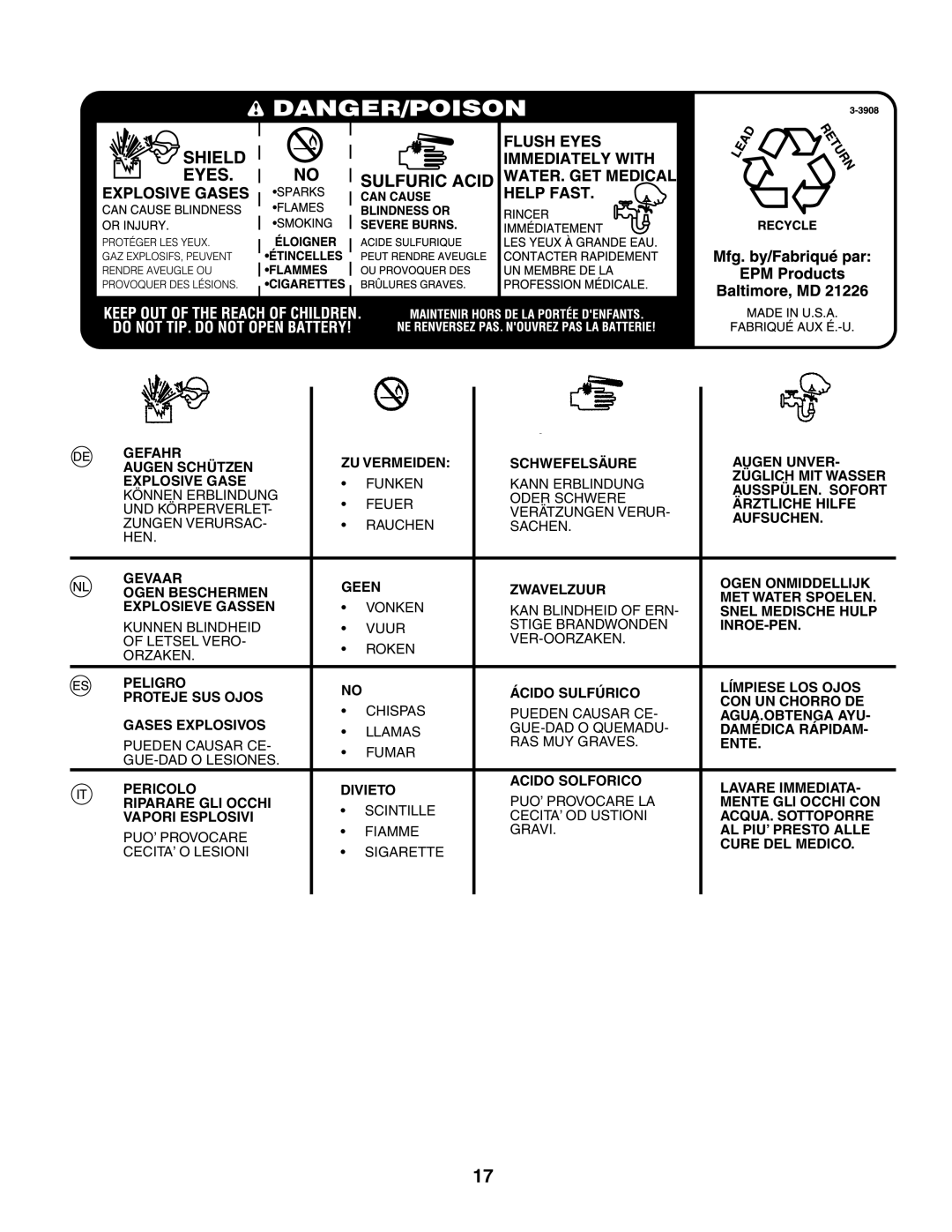 Jonsered LT2117CMA, LT2119CMA instruction manual Züglich MIT Wasser 