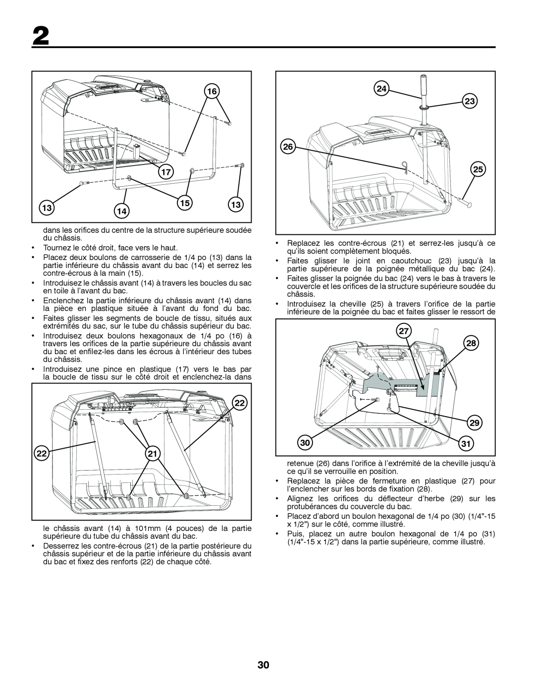 Jonsered LT2213C instruction manual du châssis 