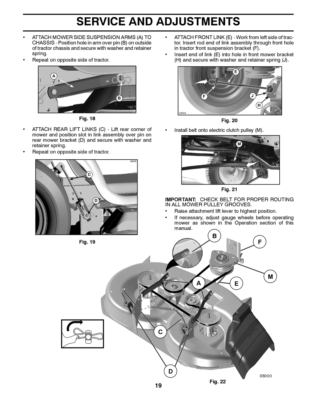 Jonsered LT2226 A2 manual Service and Adjustments 