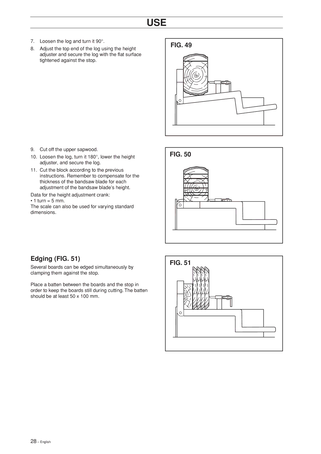 Jonsered SM 2186, SM 2055 E manual Edging FIG 