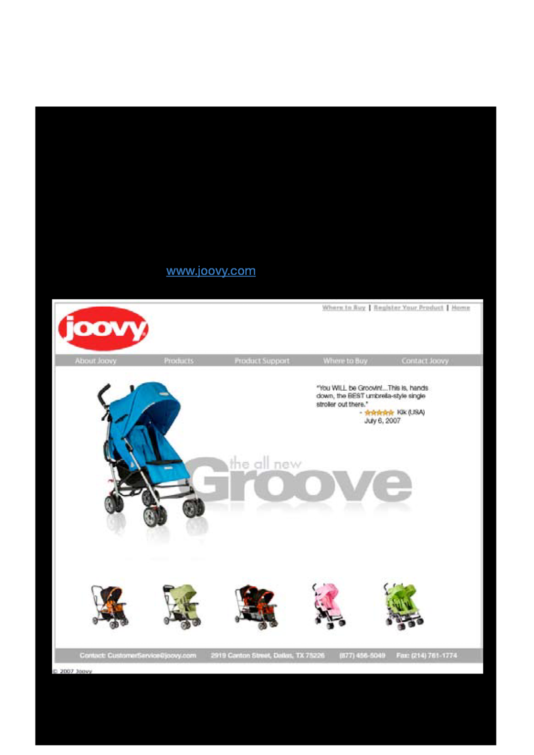 Joovy Joovy Kooper, 30X Series manual Satisfaction Guaranteed, Page, Kooper Instruction Manual 