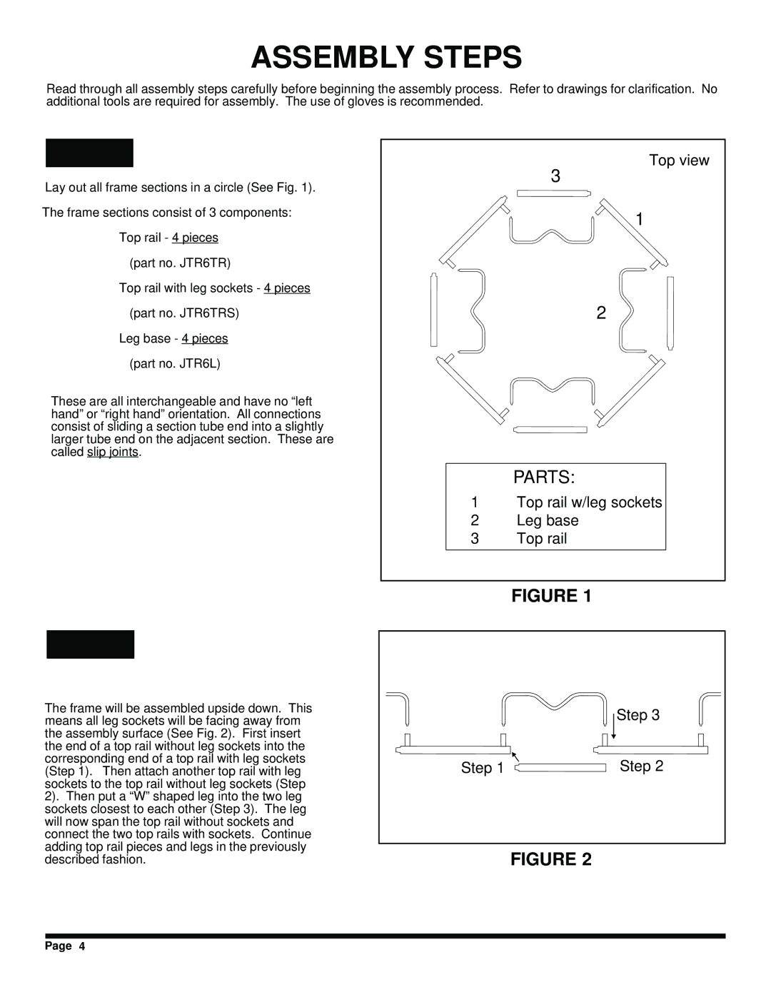 Jumpking JTR6 manual Assembly Steps 