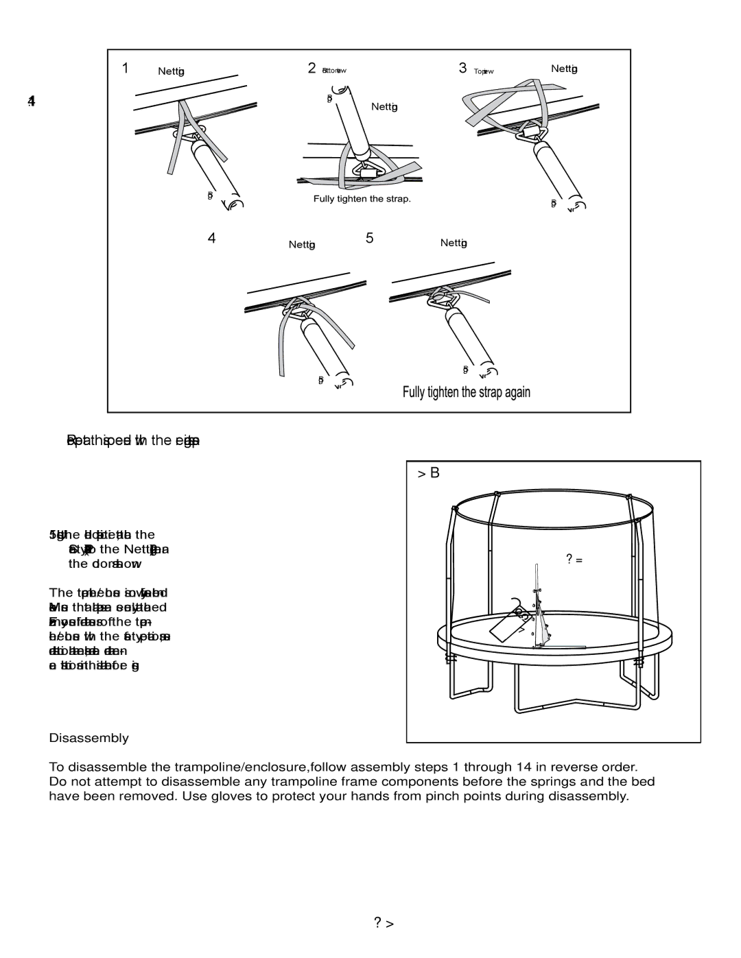 Jumpking OR1213 manual Repeat this procedure with the remaining straps 