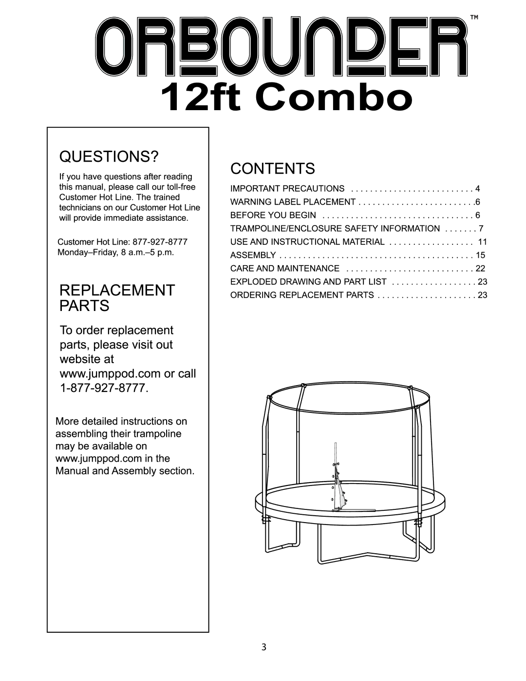 Jumpking OR1213 manual 