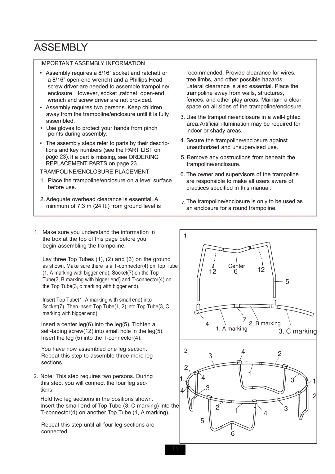 Jumpking YJ manual Marking 