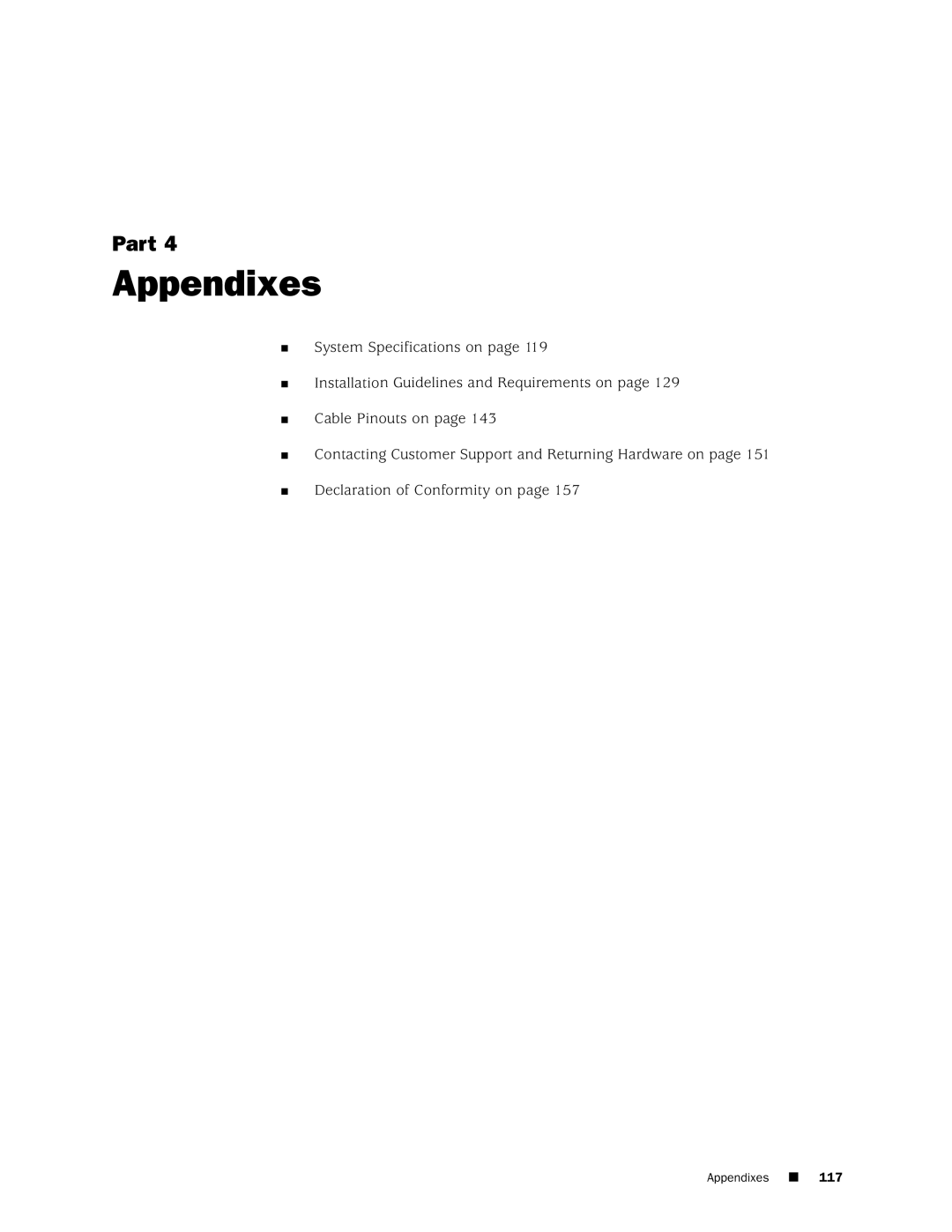 Juniper Networks 8 manual Appendixes 