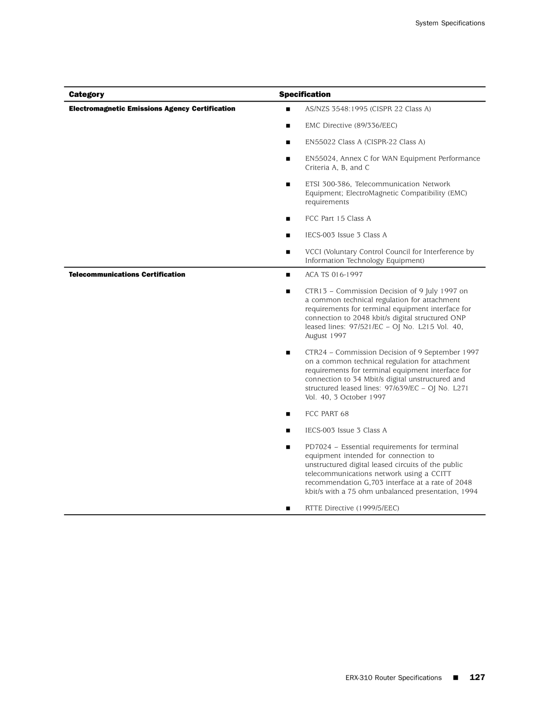 Juniper Networks 8 manual 127 