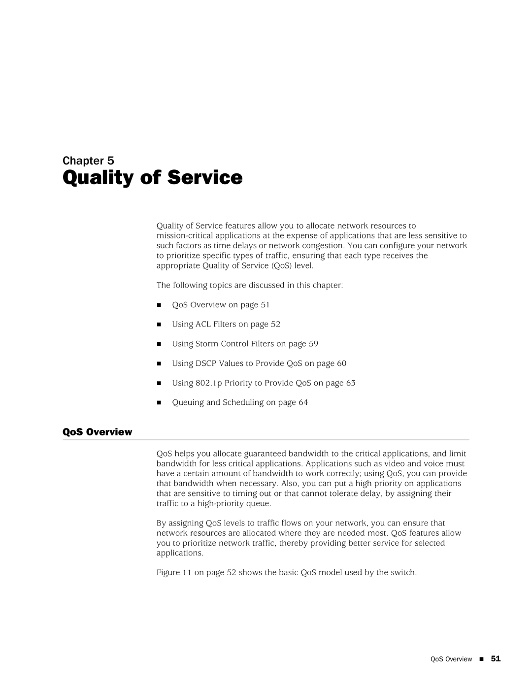 Juniper Networks EX2500 manual Quality of Service, QoS Overview 