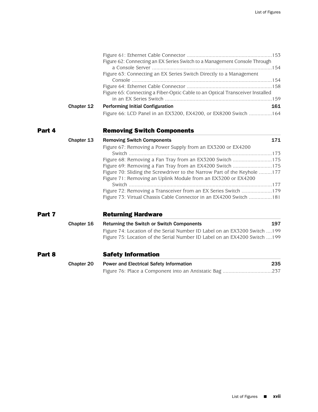 Juniper Networks EX4200, EX3200 manual Chapter Performing Initial Configuration 