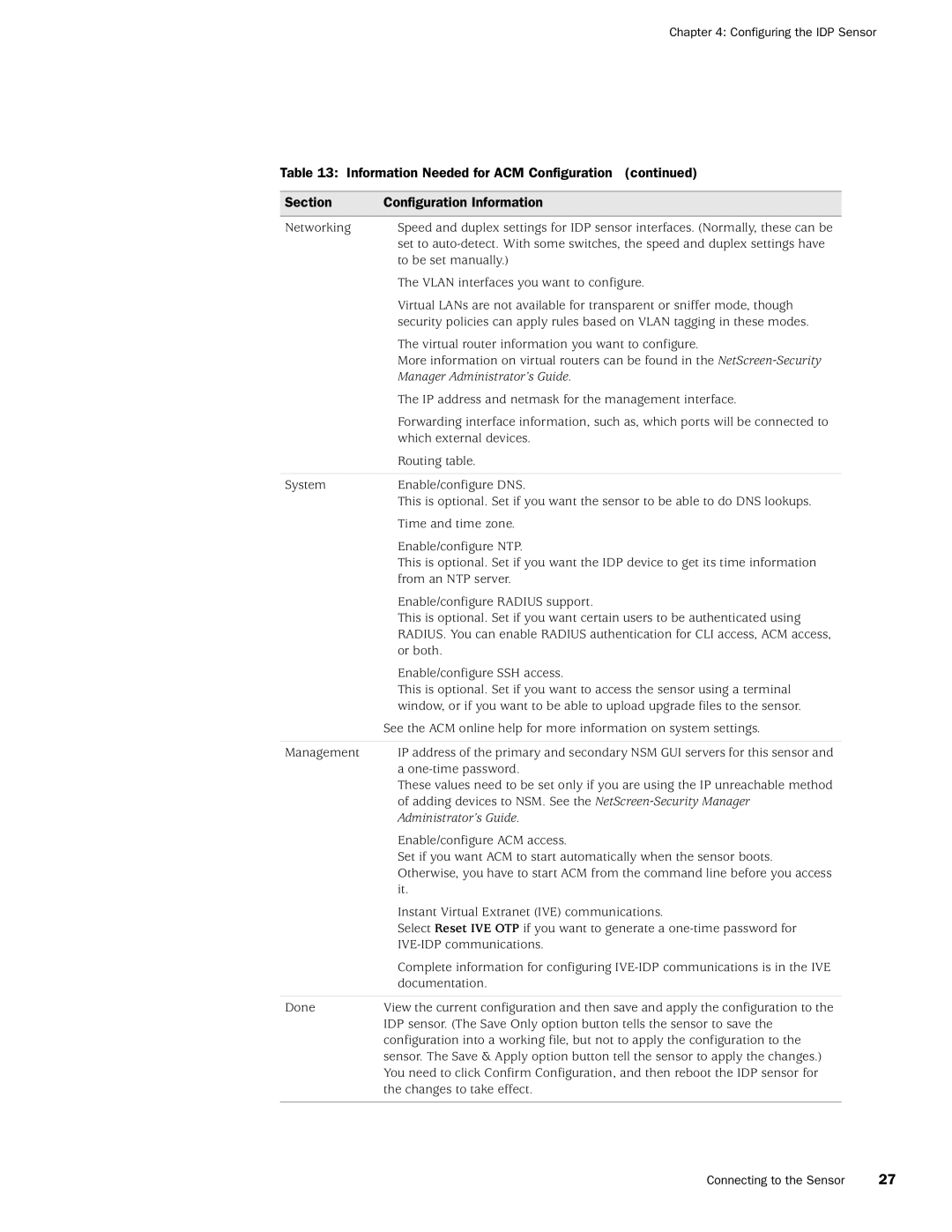 Juniper Networks IDP8200, IDP250, IDP 800, IDP75 manual Manager Administrator’s Guide 