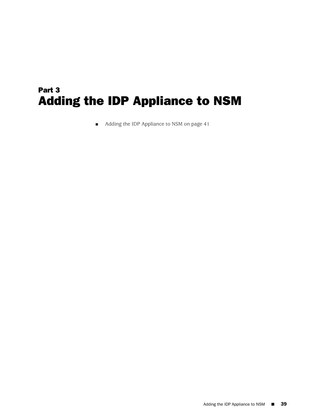 Juniper Networks IDP250 manual Adding the IDP Appliance to NSM on 