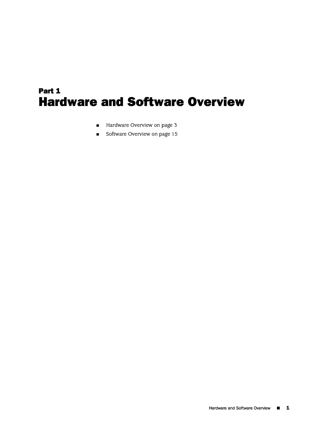 Juniper Networks IDP250 manual Hardware and Software Overview, Part 