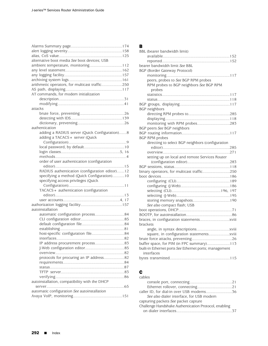 Juniper Networks J-Series manual 112 