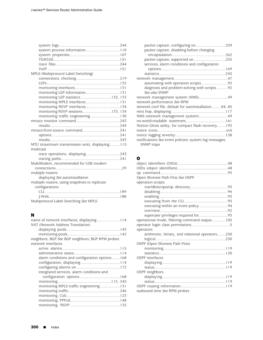 Juniper Networks J-Series manual See also Snmp 