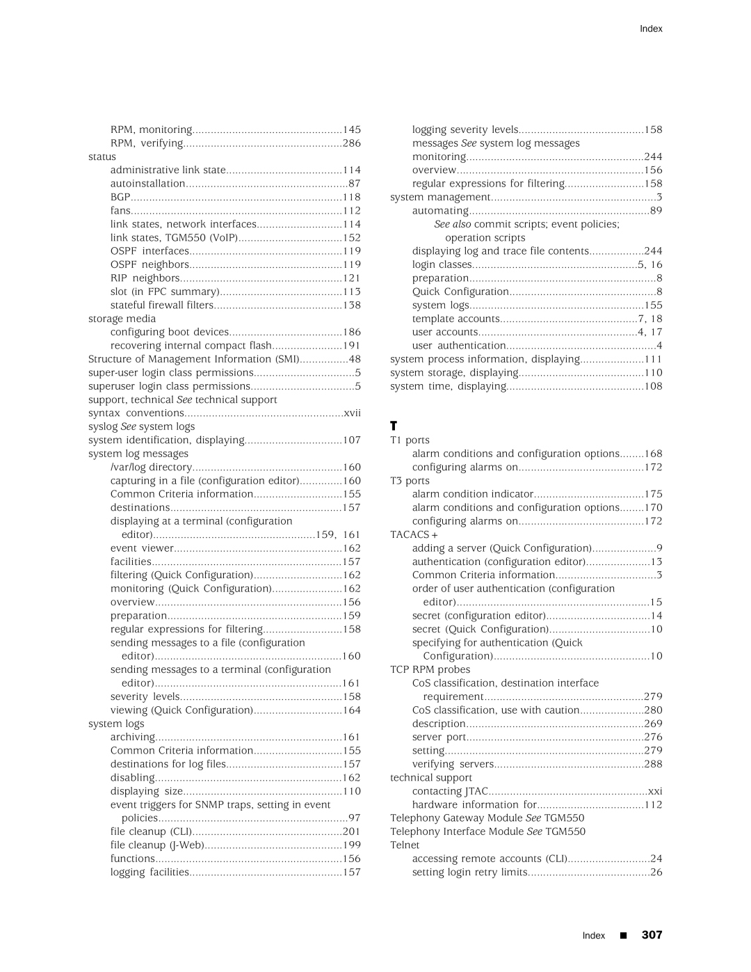 Juniper Networks J-Series manual Tacacs+ 