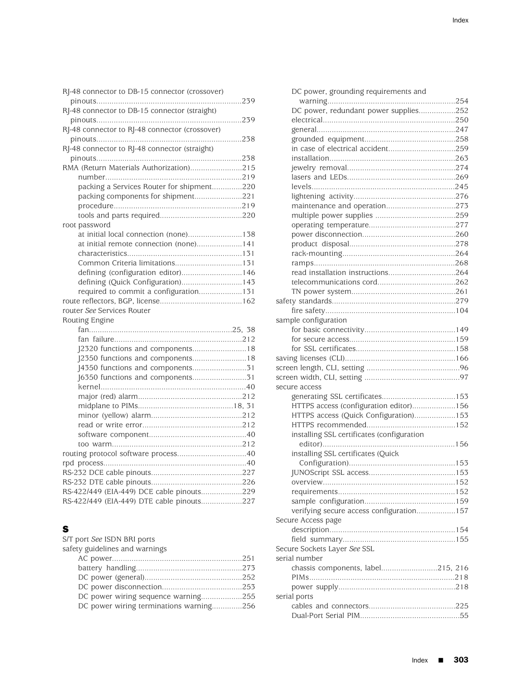 Juniper Networks J2320 manual Number 219 