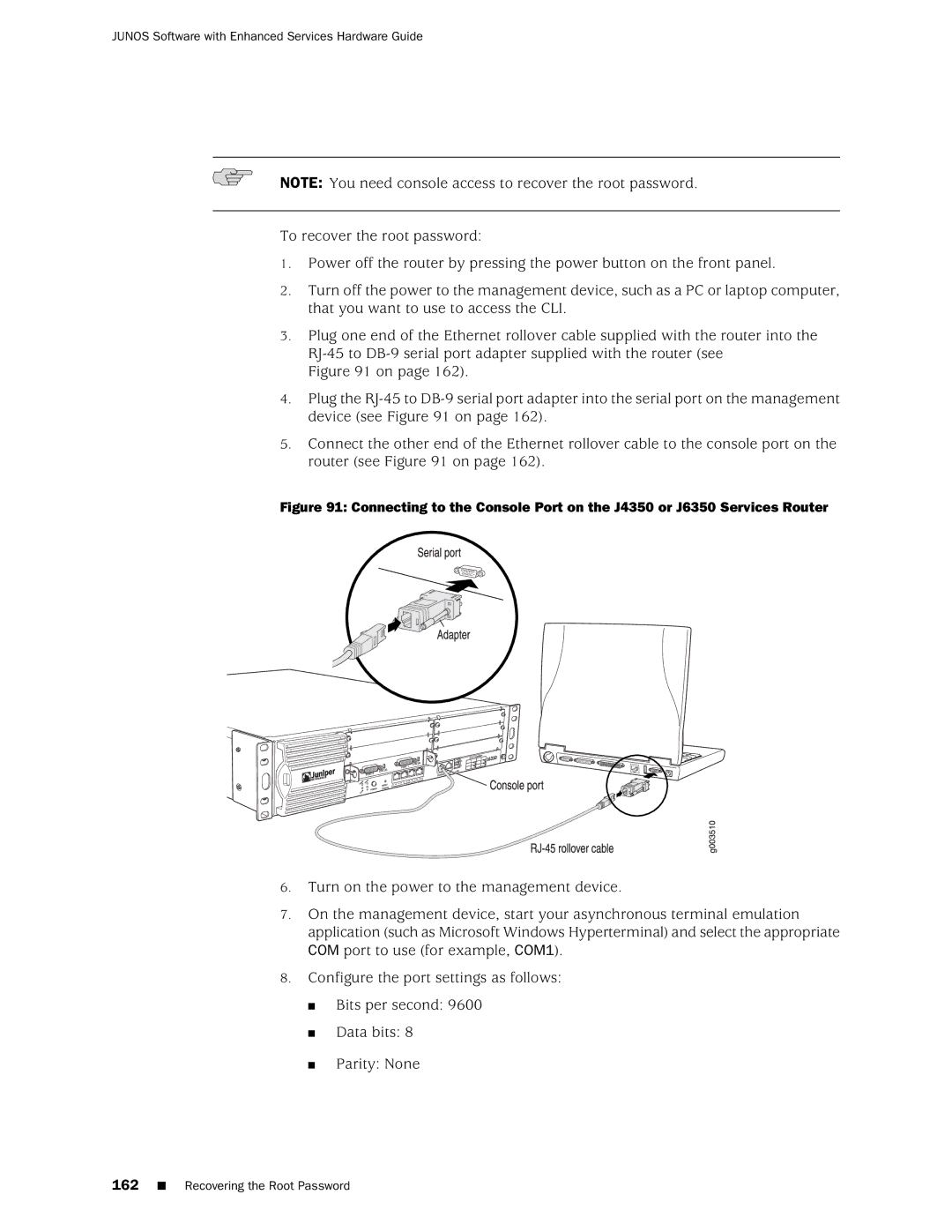 Juniper Networks J2350 manual Junos Software with Enhanced Services Hardware Guide 