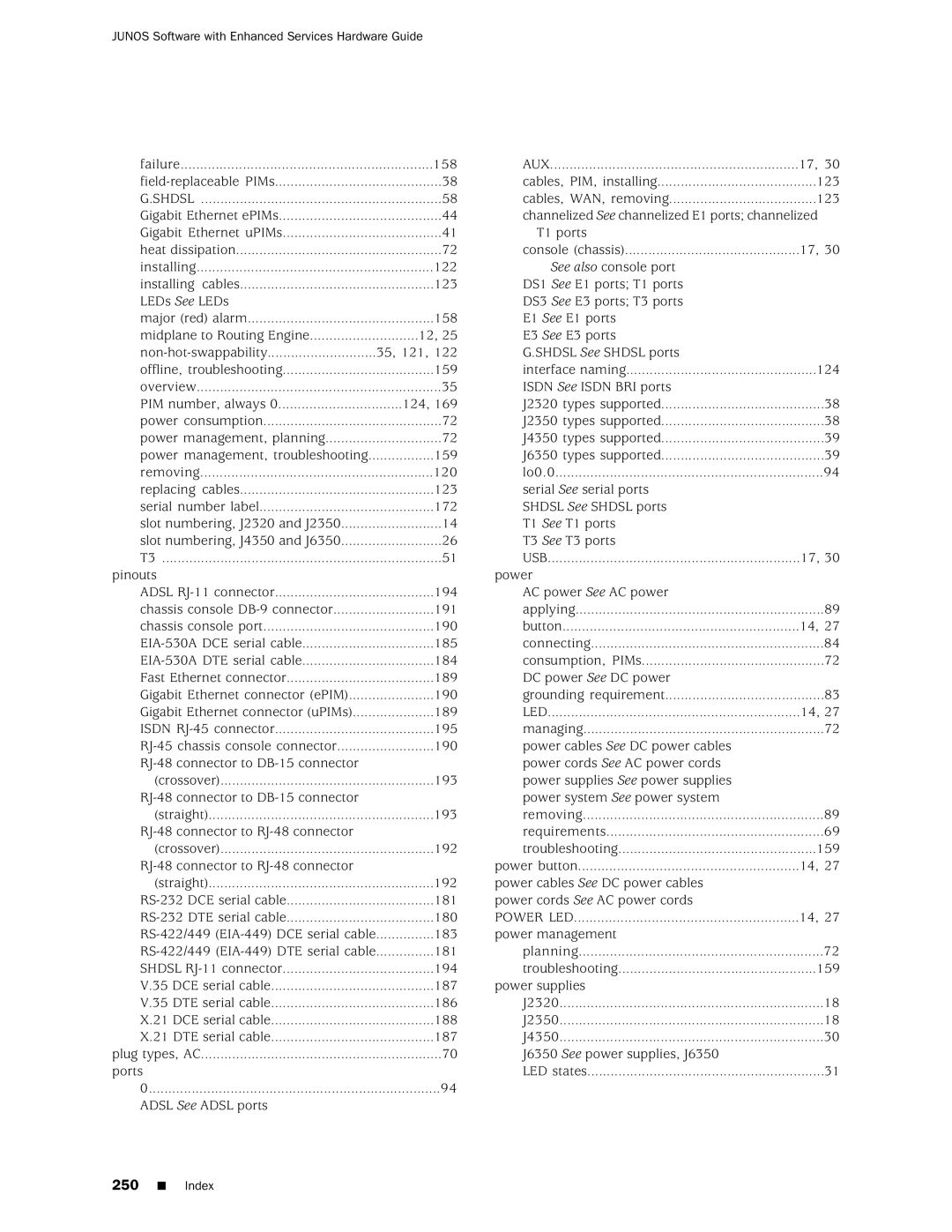 Juniper Networks J2350 manual Aux 