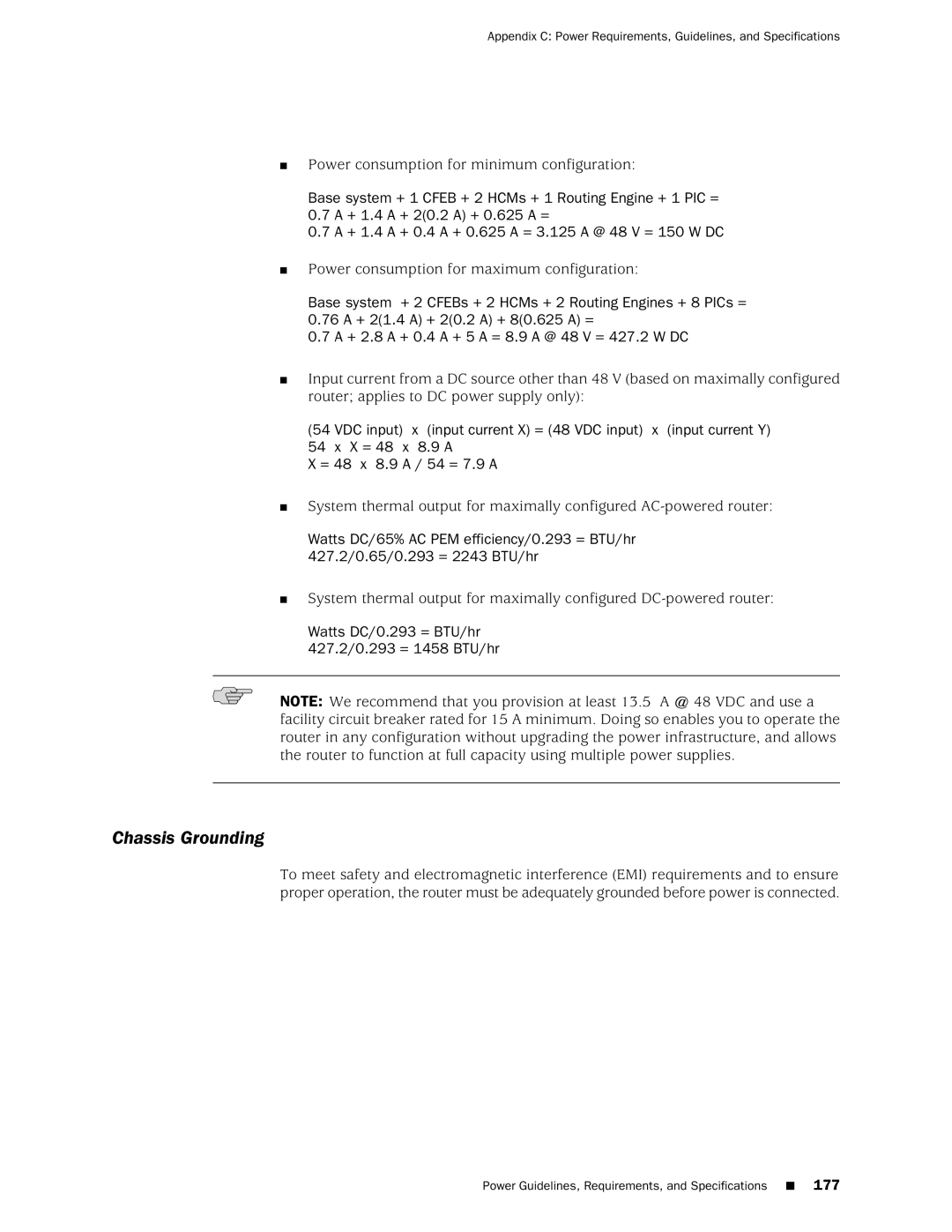 Juniper Networks M10i manual Chassis Grounding 