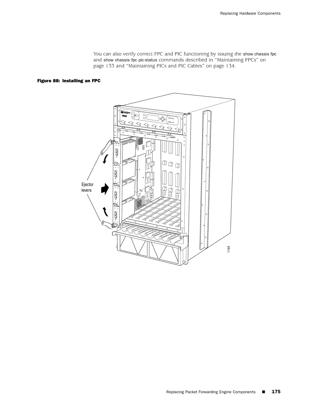 Juniper Networks M160 manual 175 