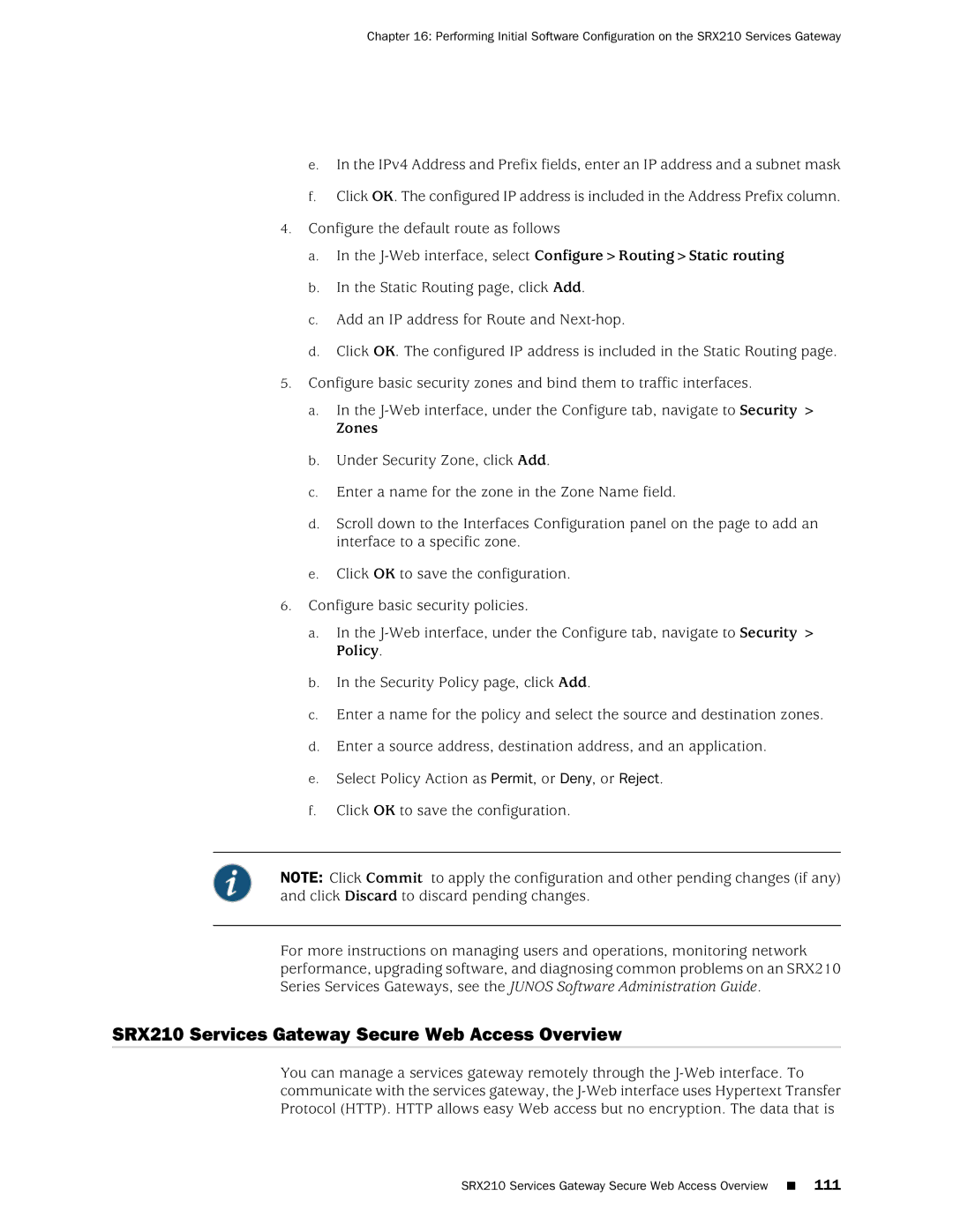 Juniper Networks SRX 210 manual SRX210 Services Gateway Secure Web Access Overview 