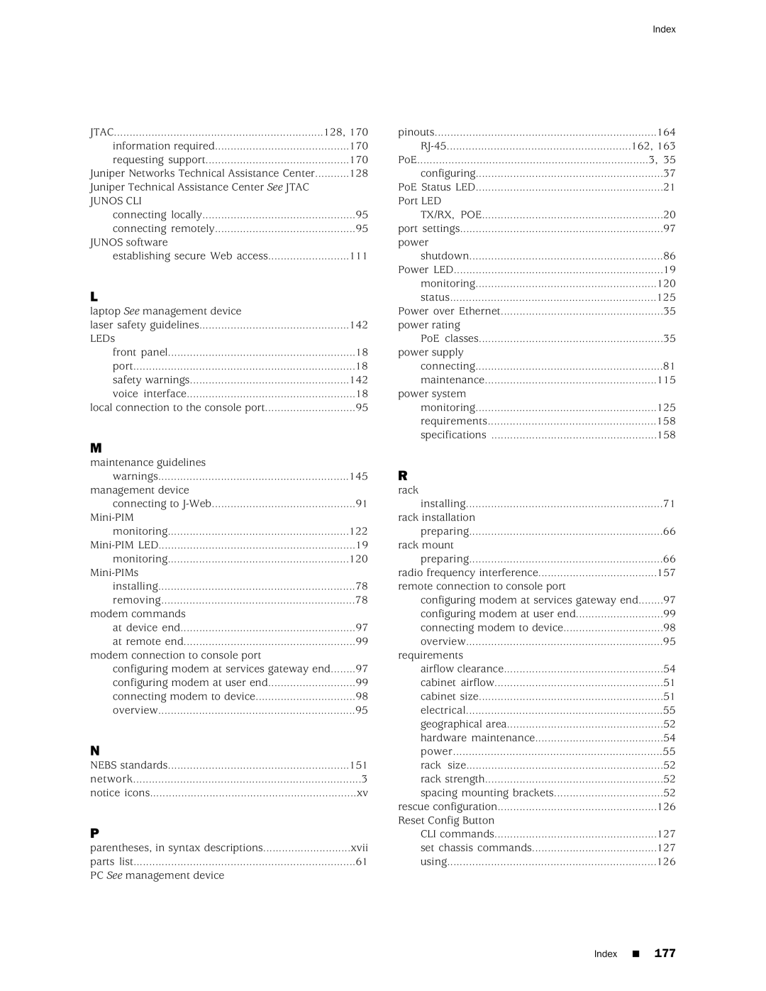 Juniper Networks SRX 210 manual 128 