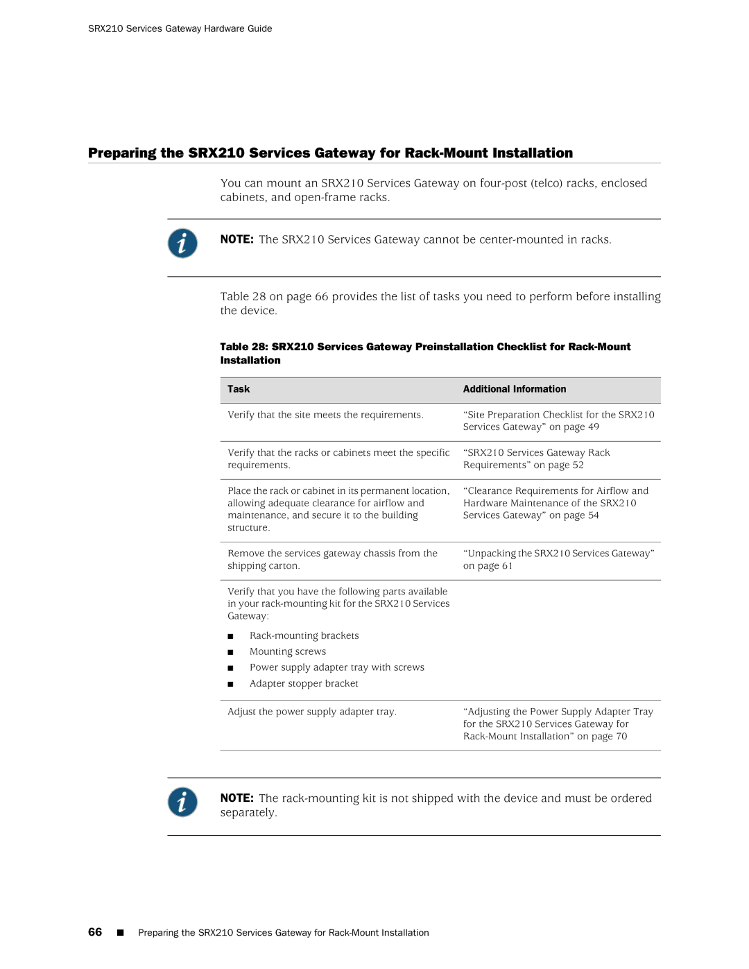 Juniper Networks SRX 210 manual SRX210 Services Gateway Hardware Guide 