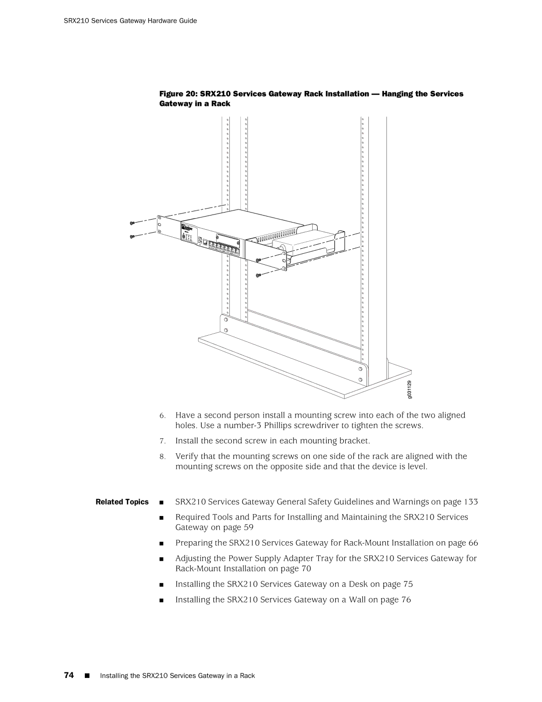 Juniper Networks SRX 210 manual SRX210 Services Gateway Hardware Guide 