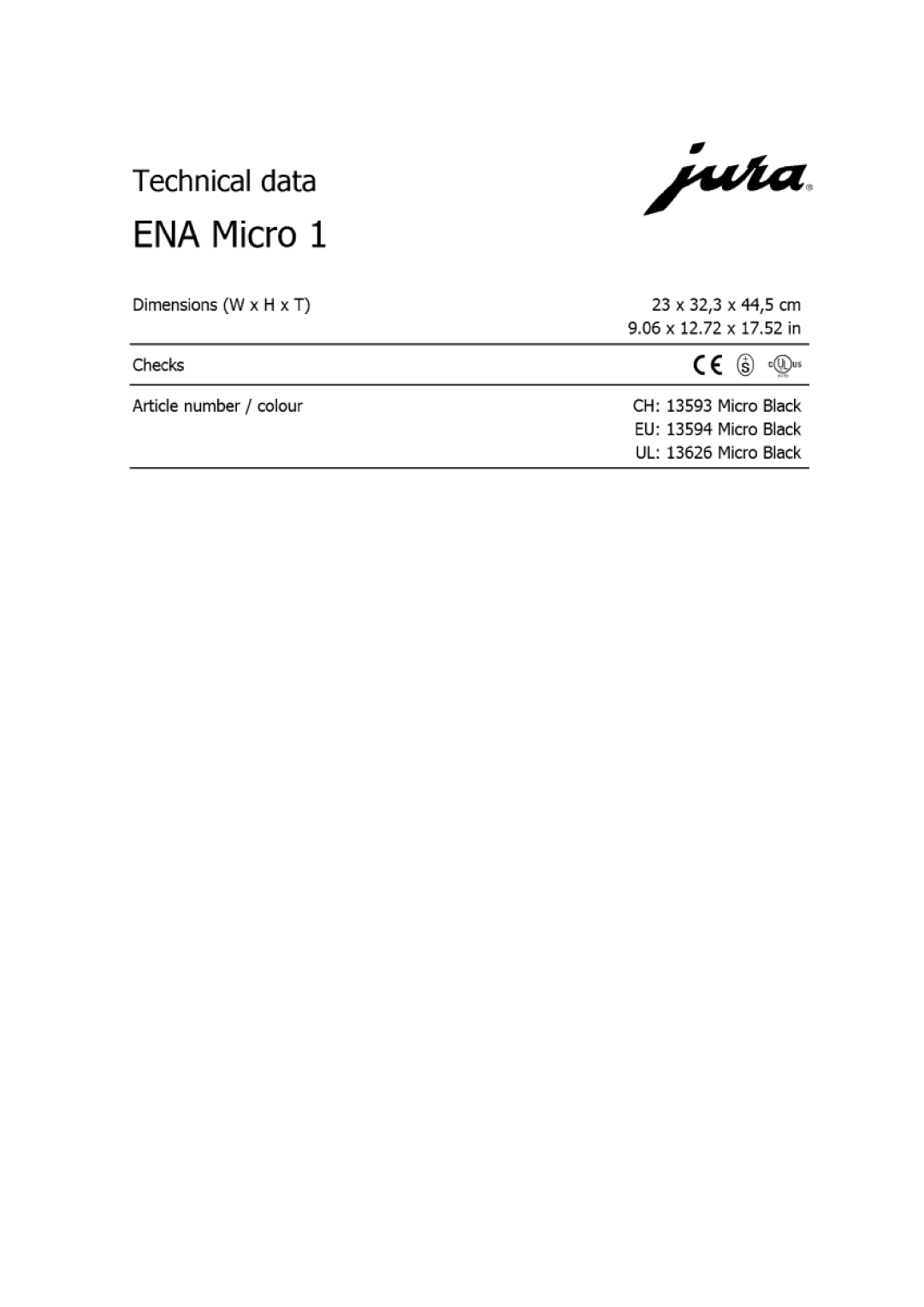 Jura Capresso 13572 manual 