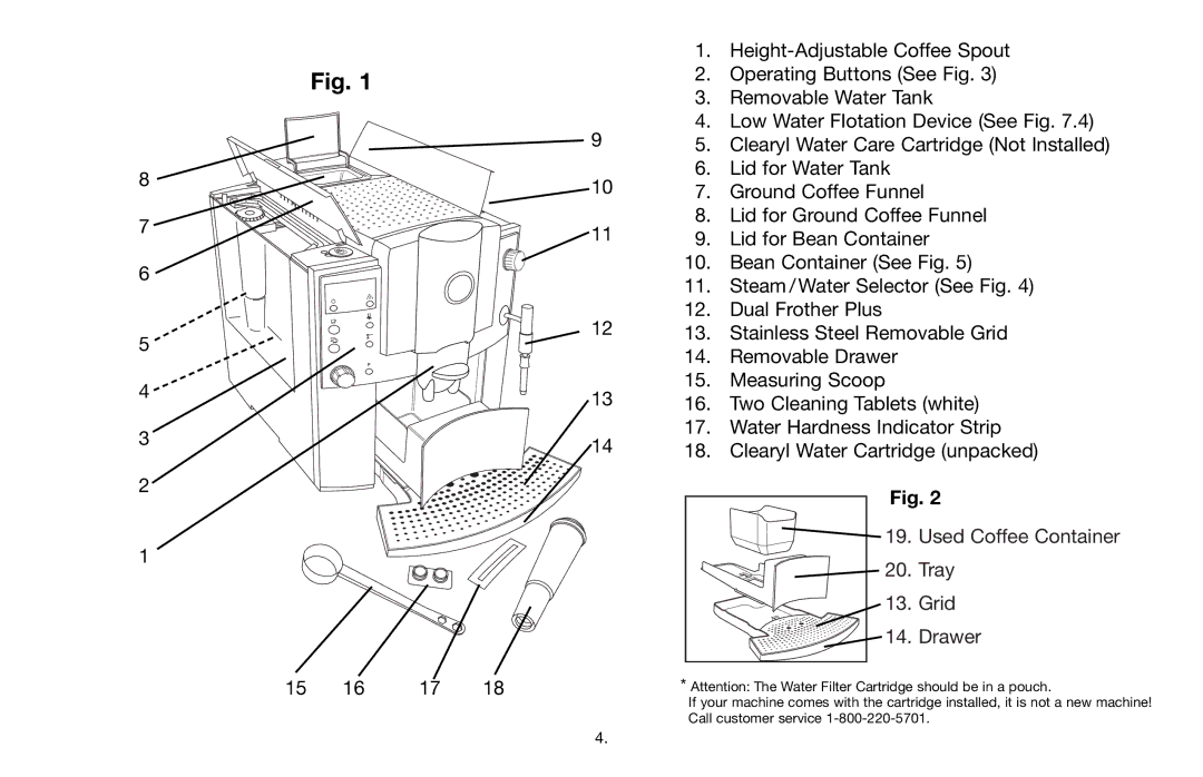 Jura Capresso E9, 64701R2 warranty 