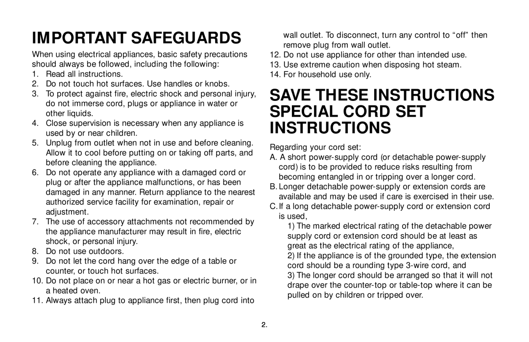 Jura Capresso ENA 4, ENA 3, ENA 5, 68191 warranty Important Safeguards 